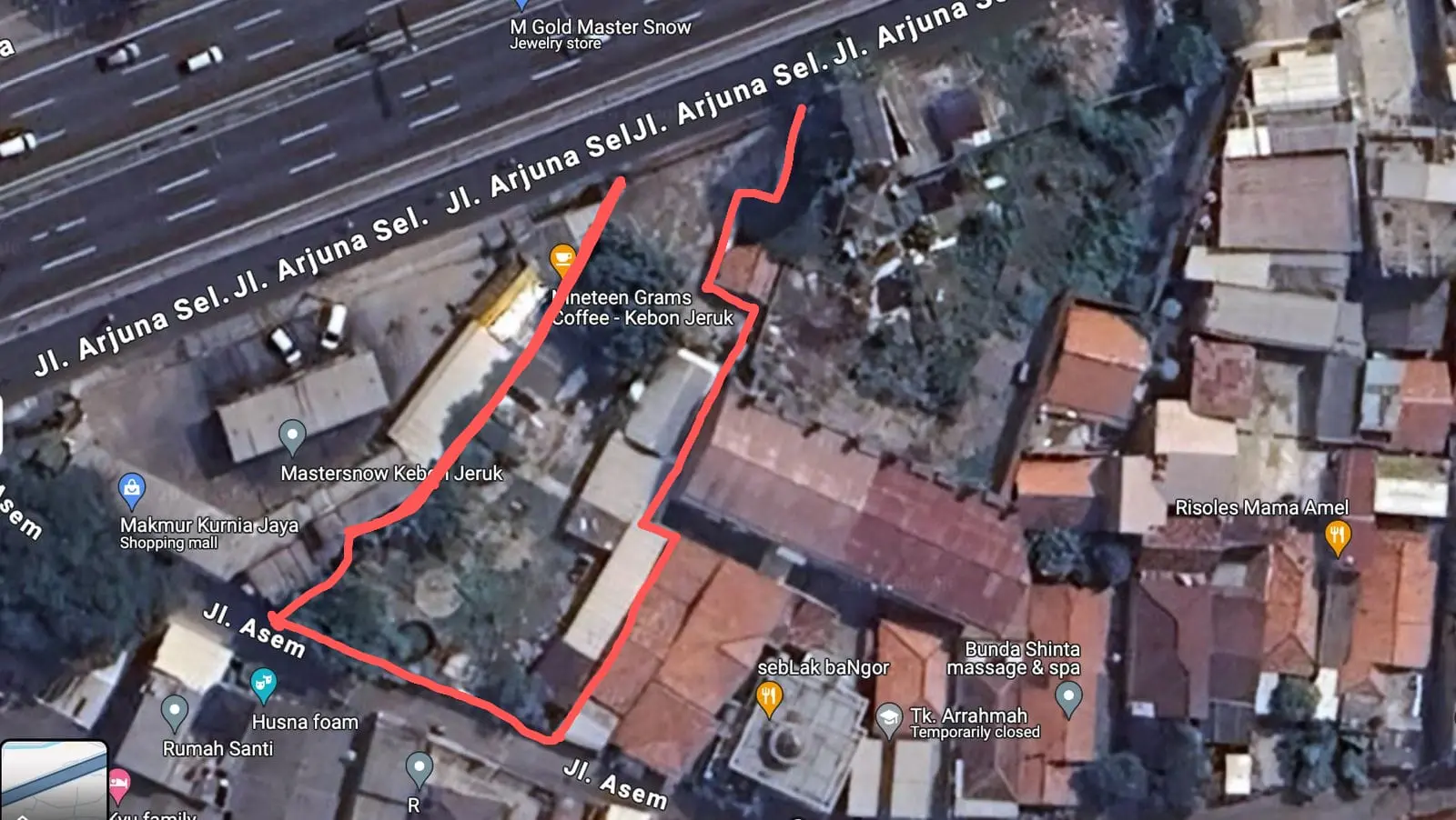 Foto Properti Disewakan Tanah Startegis Di Jalan Arjuna Selatan , Duri Kepa - Jakarta Barat