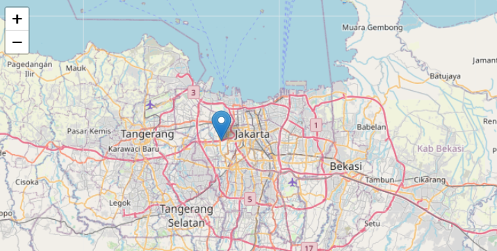 Peta Lokasi Dijual Kios di Mall Ambassador, Karet Kuningan